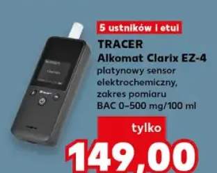 Alkomat Clarix EZ-4 platynowy sensor elektrochemiczny, zakres pomiaru BAC 0-500 mg/100 ml