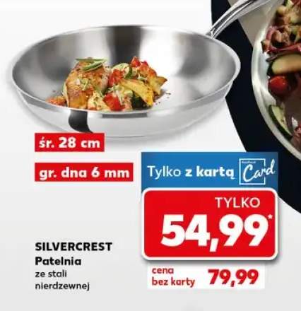 Patelnia ze stali nierdzewnej śr. 28 cm