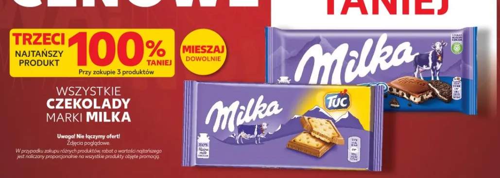 Czekolady marki Milka