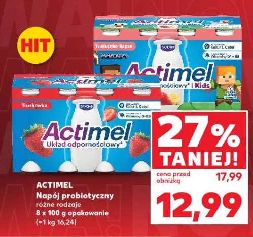 Napój probiotyczny różne rodzaje