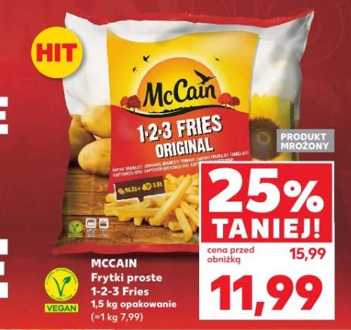 Frytki proste 1-2-3 Fries