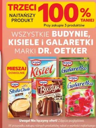 Budyń, kisiel, galaretka wszystkie rodzaje