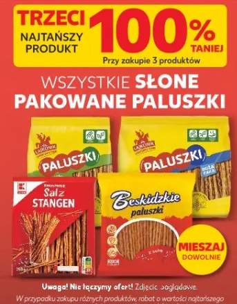 Paluszki słone pakowane wszystkie rodzaje
