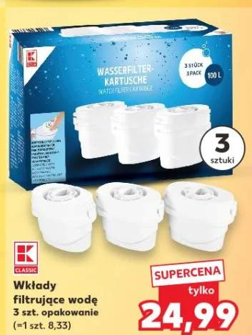 Wkłady filtrujące wodę