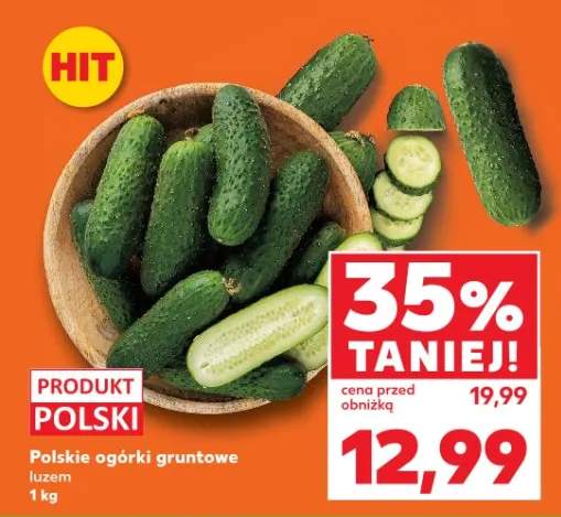 Ogórki gruntowe luzem