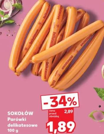 Parówki delikatesowe