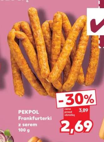 Frankfurterki z serem