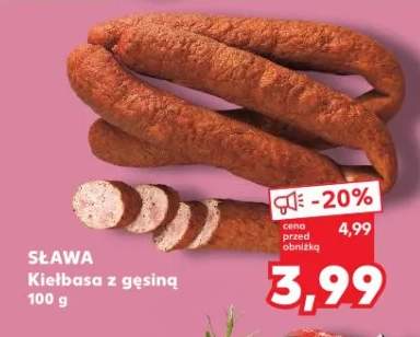 Kiełbasa z gęsiną