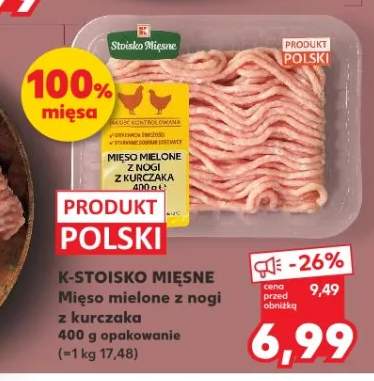 Mięso mielone z nogi z kurczaka