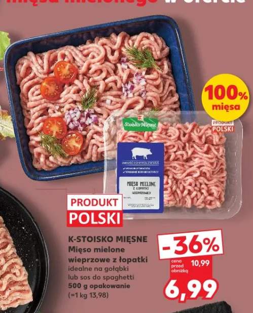 Mięso mielone wieprzowe z łopatki