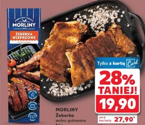 Żeberka wołno gotowane