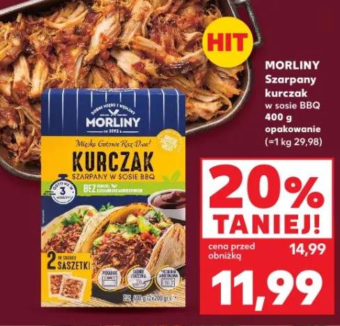Kurczak szarpany w sosie BBQ