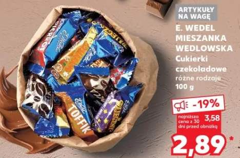 Cukierki czekoladowe różne rodzaje