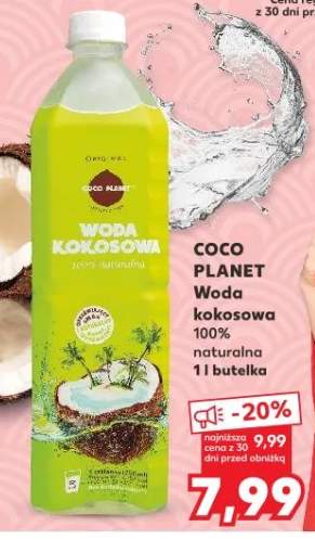Woda kokosowa 100% naturalna