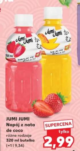 Napój z nata de coco, różne rodzaje