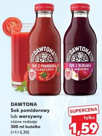 Sok pomidorowy lub warzywny, różne rodzaje