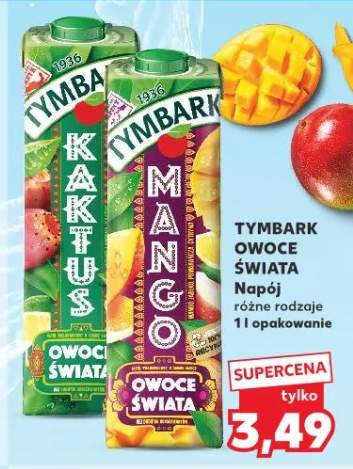 Napój owoce świata, różne rodzaje