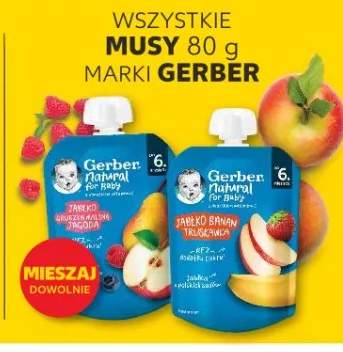 Musy jabłko banan truskawka