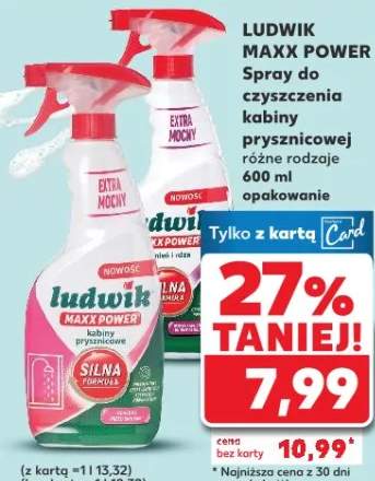 Maxx Power spray do czyszczenia kabiny prysznicowej różne rodzaje, 600ml opakowanie
