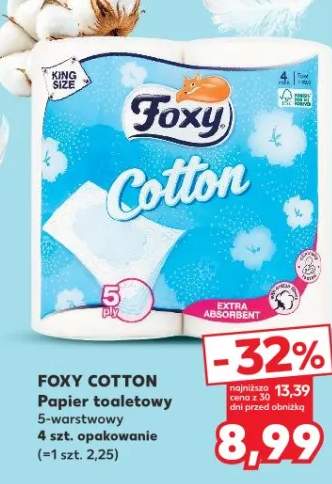 Cotton papier toaletowy 5-warstwowy, 4szt. opakowanie