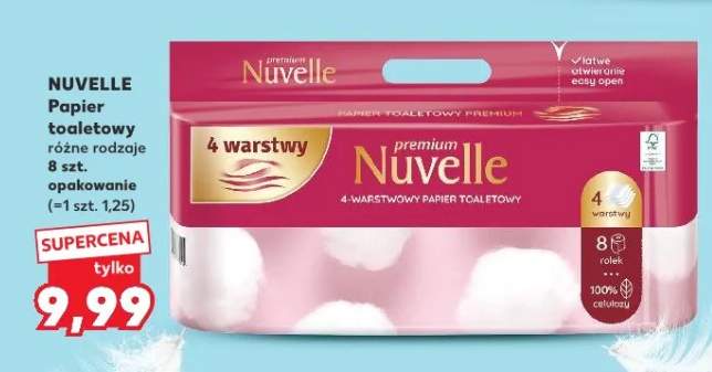 Papier toaletowy różne rodzaje, 8szt. opakowanie