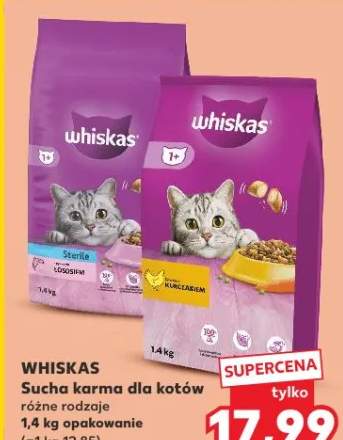 Sucha karma dla kotów różne rodzaje 1.4kg