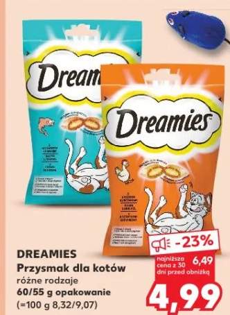 Przysmak dla kotów różne rodzaje 60/55g