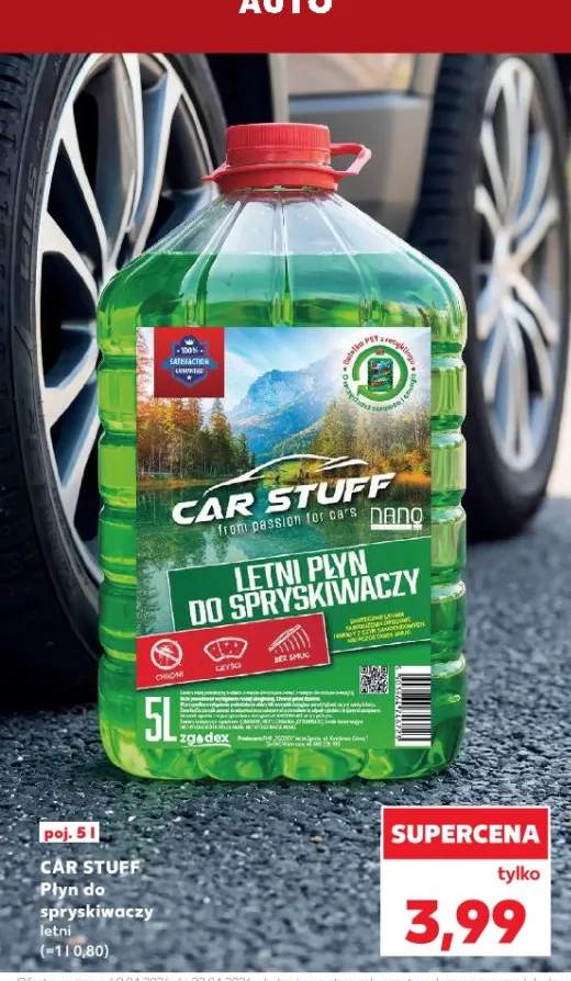 Płyn do spryskiwaczy letni 5l