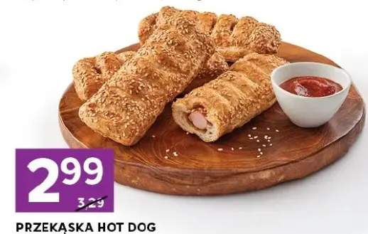 hot dog z parówką