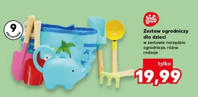 Zestaw ogrodniczy dla dzieci różne rodzaje