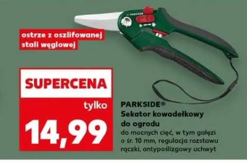 Sekator kowadełkowy do ogrodu