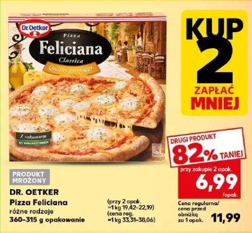 Pizza Feliciana różne rodzaje