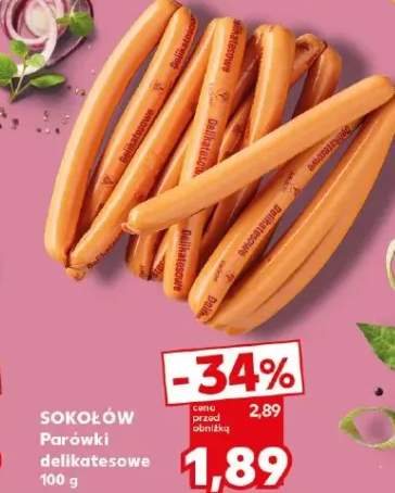 Parówki delikatesowe