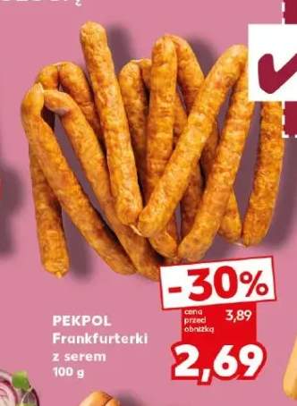 Frankfurterki z serem