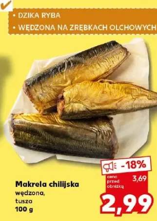 Makrela chilijska wędzona, tusza