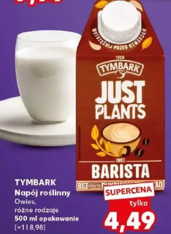 Napój roślinny Owies, różne rodzaje