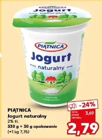 Jogurt naturalny 2% tł.