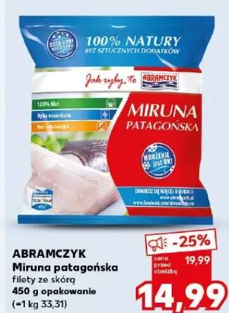 Miruna patagońska filety ze skórą