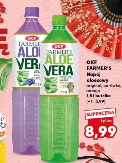 Napój aloesowy original, borówka, mango