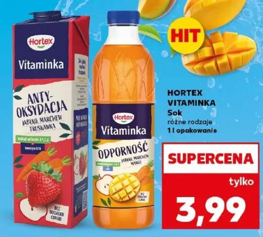 Sok Vitaminka różne rodzaje