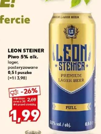 Piwo lager, pasteryzowane