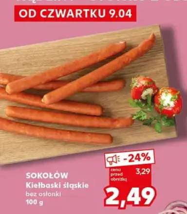 Kiełbaski śląskie bez osłonki