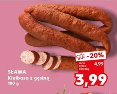 Kiełbasa z gęsiną
