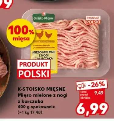 Mięso mielone z nogi z kurczaka