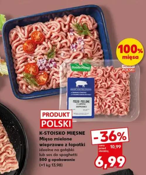 Mięso mielone wieprzowe z łopatki idealne na gołąbki lub do spaghetti