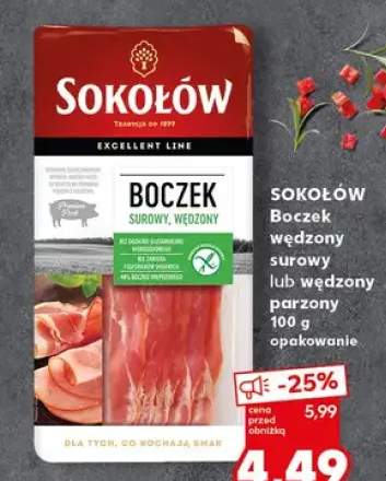 Boczek wędzony surowy lub wędzony parzony