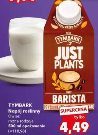 Napój roślinny owies różne rodzaje