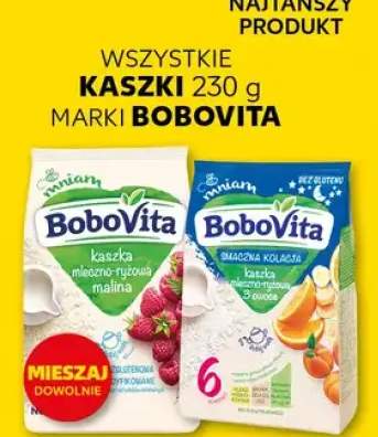 Kaszka mleczno-ryżowa malina