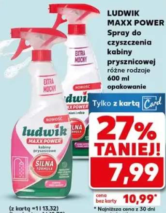 Spray do czyszczenia kabiny prysznicowej różne rodzaje 600ml