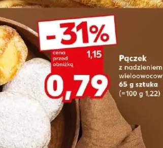 Pączek z nadzieniem wieloowocowym